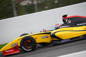 Kevin Magnussen, DAMS, Barcelona FR3.5 testing 2012