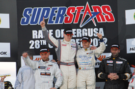 Enna Superstars race two podium