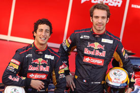 Toro Rosso Daniel Ricciardo Jean-Eric Vergne 