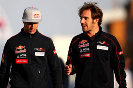 Jean-Eric Vergne and Daniel Ricciardo Toro Rosso