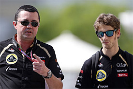 Eric Boullier, Romain Grosjean