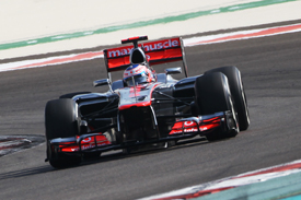Jenson Button Mclaren Abu Dhabi GP 2012