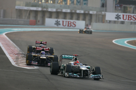 Michael Schumacher, Mercedes, Abu Dhabi 2012