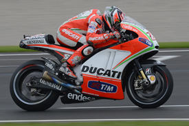 Nicky Hayden Ducati MotoGP test Valencia 2012