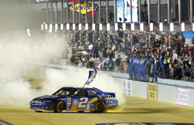Brad Keselowski clinches the 2012 NASCAR Sprint Cup title
