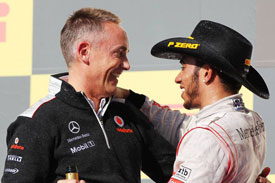 Martin Whitmarsh Lewis Hamilton Austin 2012