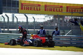 Mark Webber retires at Austin