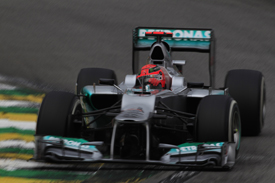 Michael Schumacher, Mercedes, Interlagos 2012