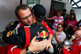 Stefano Domenicali Sebastian Vettel Brazil