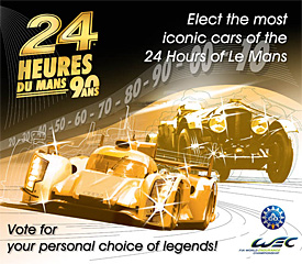 Fans asked to vote for greatest cars in Le Mans history