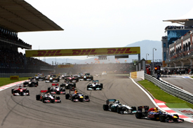 Turkish GP start 2011