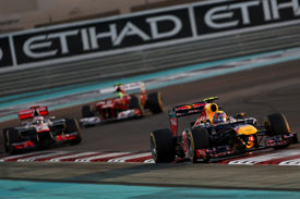 Red Bull Ferrari McLaren F1 2012 