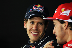 Sebastian Vettel and Fernando Alonso