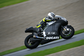 Michele Pirro, Pramac Ducati, Valencia MotoGP testing 2012
