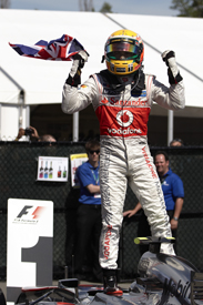 Lewis Hamilton wins in Montreal, 2012