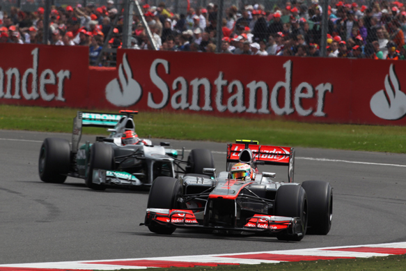 Lewis Hamilton and Michael Schumacher