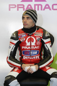 Michele Pirro Pramac Ducati 2012 test Valencia