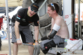 Final preparations before the start...