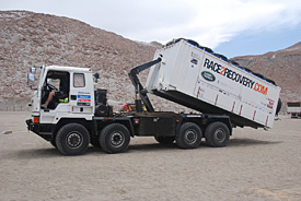 The Race2Recovery truck
