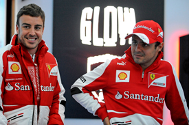 Fernando Alonso and Felipe Massa