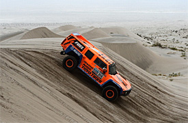 Robby Gordon wins shortened Dakar Rally stage