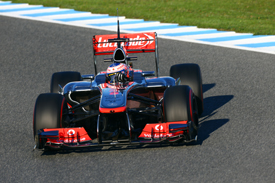 Jenson Button, McLaren, Jerez F1 testing February 2013