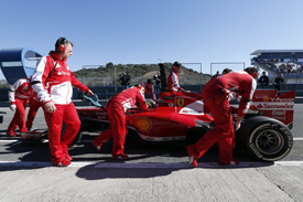 Felipe Massa, Ferrari, Jerez testing 2013