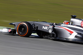 Nico Hulkenberg, Sauber, Jerez F1 testing February 2013
