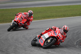 Nicky Hayden and Andrea Dovizioso, Ducati, Sepang MotoGP testing February 2013