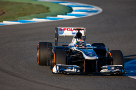 Pastor Maldonado, Williams, Jerez F1 testing, February 2013