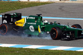 Giedo van der Garde Caterham F1 2013