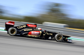 Romain Grosjean, Lotus, Jerez testing February 2013