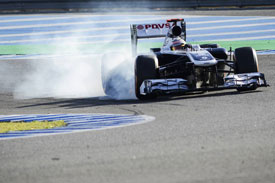 Pastor Maldonado, Jerez F1 testing 2013