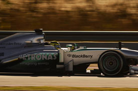 Nico Rosberg F1 2013 Testing