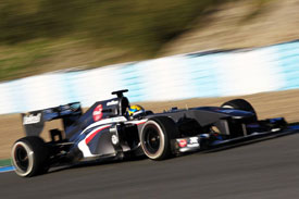 Esteban Gutierrez Sauber F1 2013 Testing