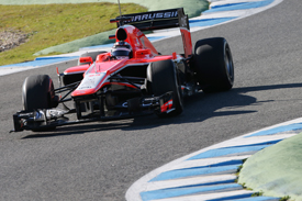 Max Chilton, Marussia, Jerez F1 testing, February 2013