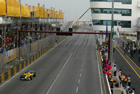 A Jordan F1 car in Macau