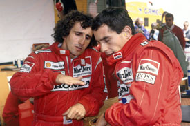 Alain Prost Ayrton Senna