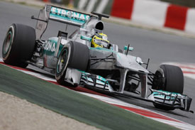 Nico Rosberg F1 2013 Testing