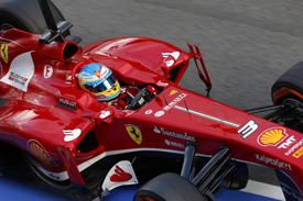 Fernando Alonso, Ferrari, Barcelona F1 testing 2013
