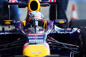 Sebastian Vettel F1 2013 Testing