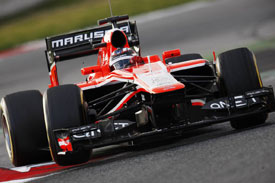 Max Chilton Marussia F1 2013
