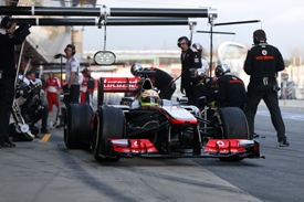 Sergio Perez, McLaren, Barcelona F1 testing, February 2013