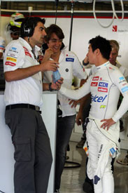 Esteban Gutierrez Sauber F1 2013 Testing