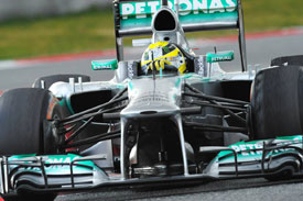 Nico Rosberg F1 2013 Testing