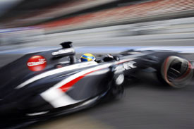 Esteban Gutierrez Sauber F1 2013 Testing