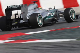 Nico Rosberg, Mercedes, Barcelona F1 test, February 2013
