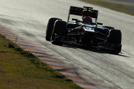 Kimi Raikkonen, Lotus, Barcelona F1 testing, February 2013