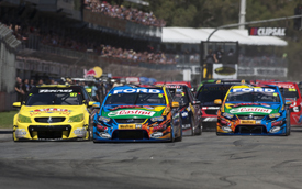 Adelaide V8 Supercars start 2013