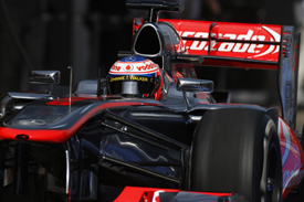 Jenson Button, McLaren, Barcelona F1 testing, February 2013